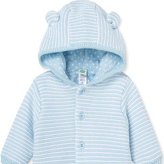 Little Me Knit Bear Cardigan (6M)