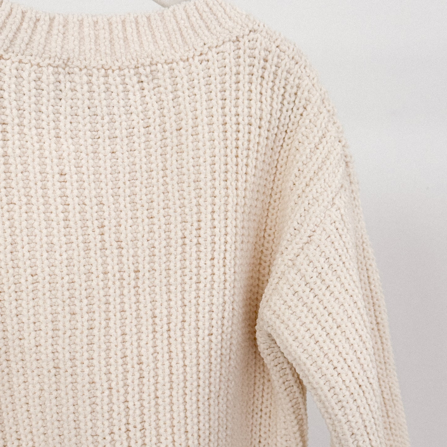 H&M Chunky White Knit Sweater