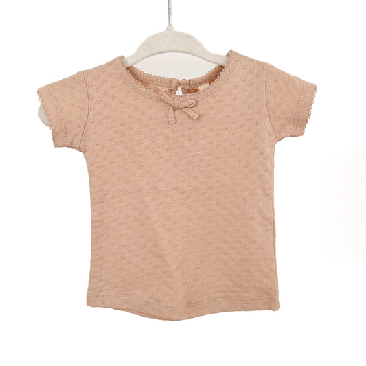 Quincy Mae Short Sleeve Blouse (0-3M)