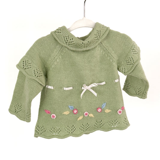 Vintage Garden Sweater (6-9M)