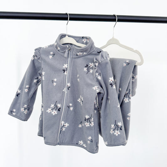 H&M Floral Fleece Set (12-18M)