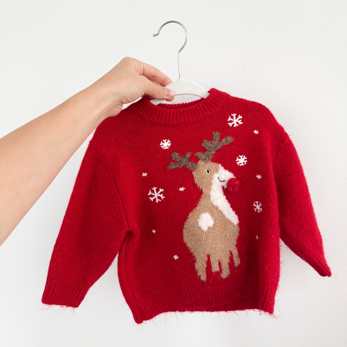 Zara Reindeer Sweater (9-12M)