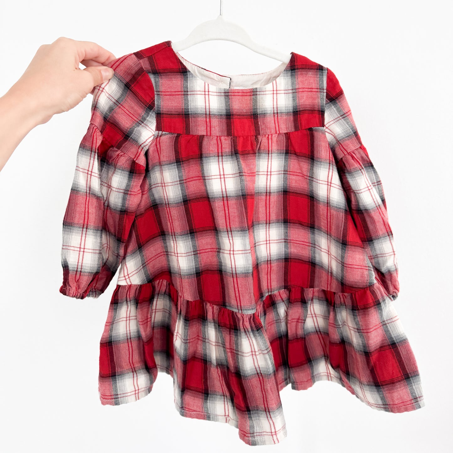 Baby Gap Red Plaid Dress (12-18M)