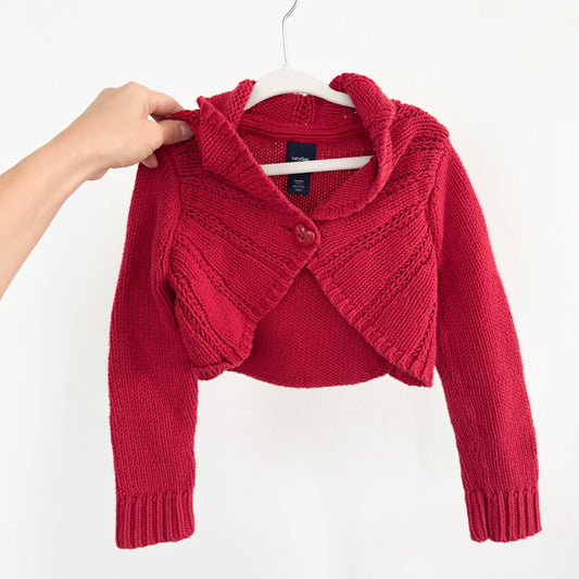 Cropped Heart Cardigan (3T)