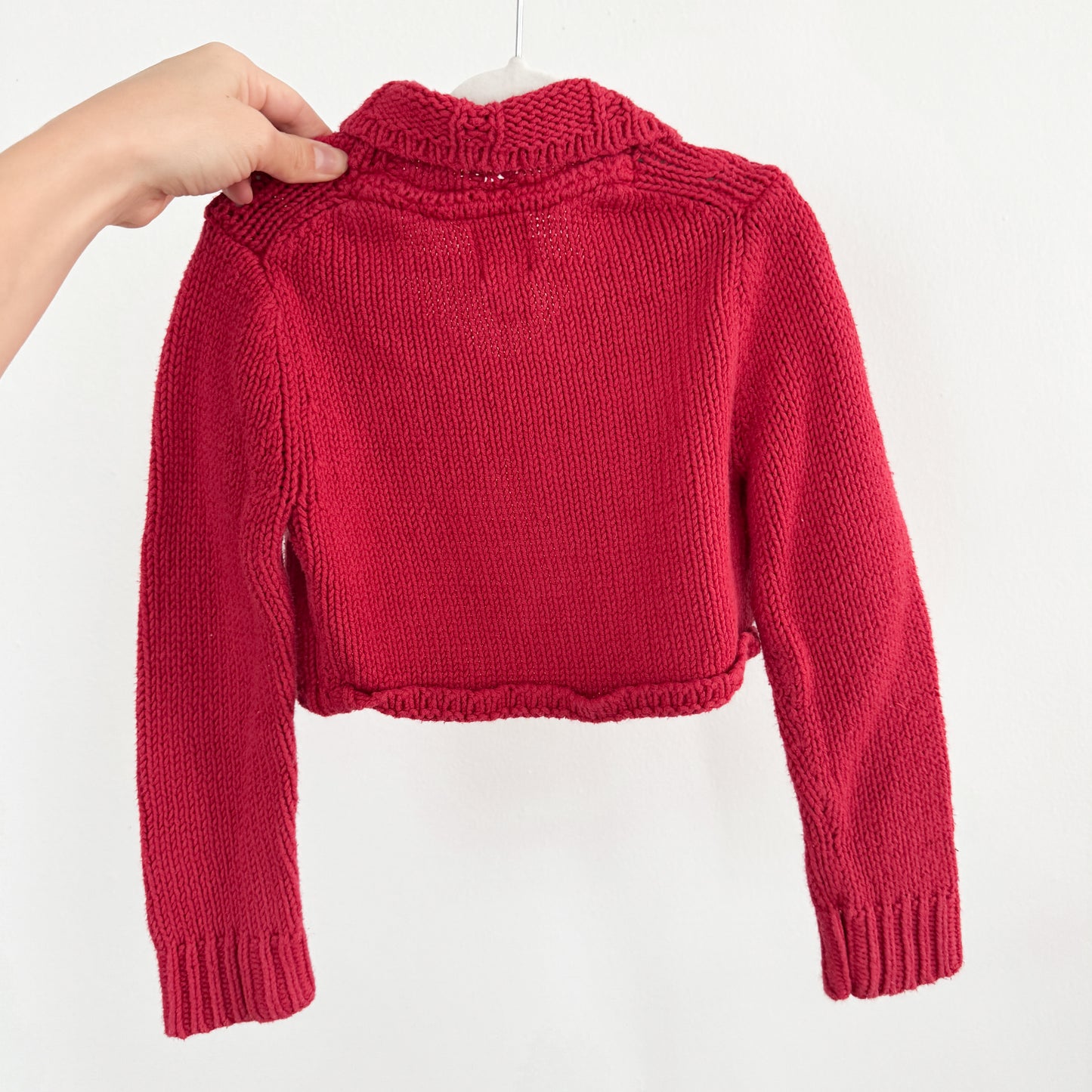 Cropped Heart Cardigan (3T)