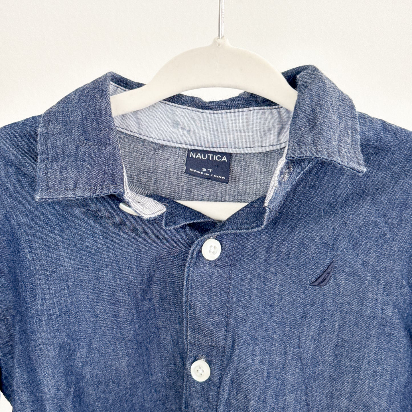 Nautica Navy Button-Up