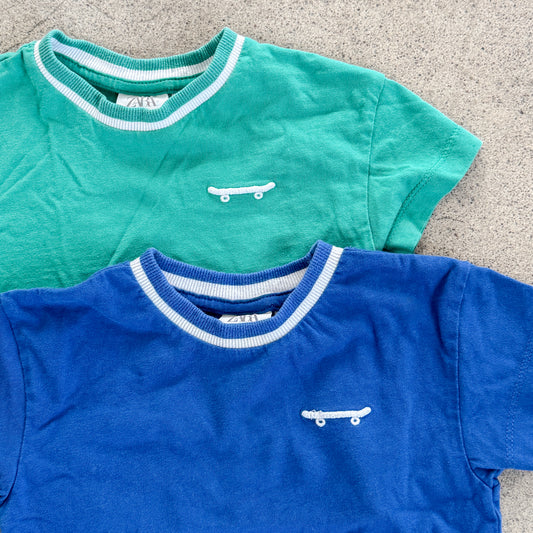 Zara Skateboard Tees Set