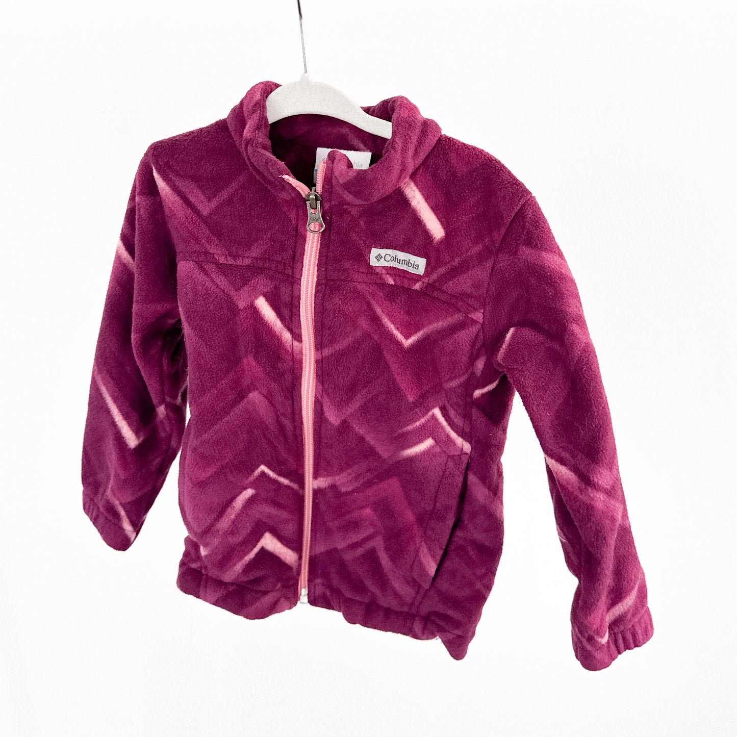 Columbia Magenta Fleece Zip-Up