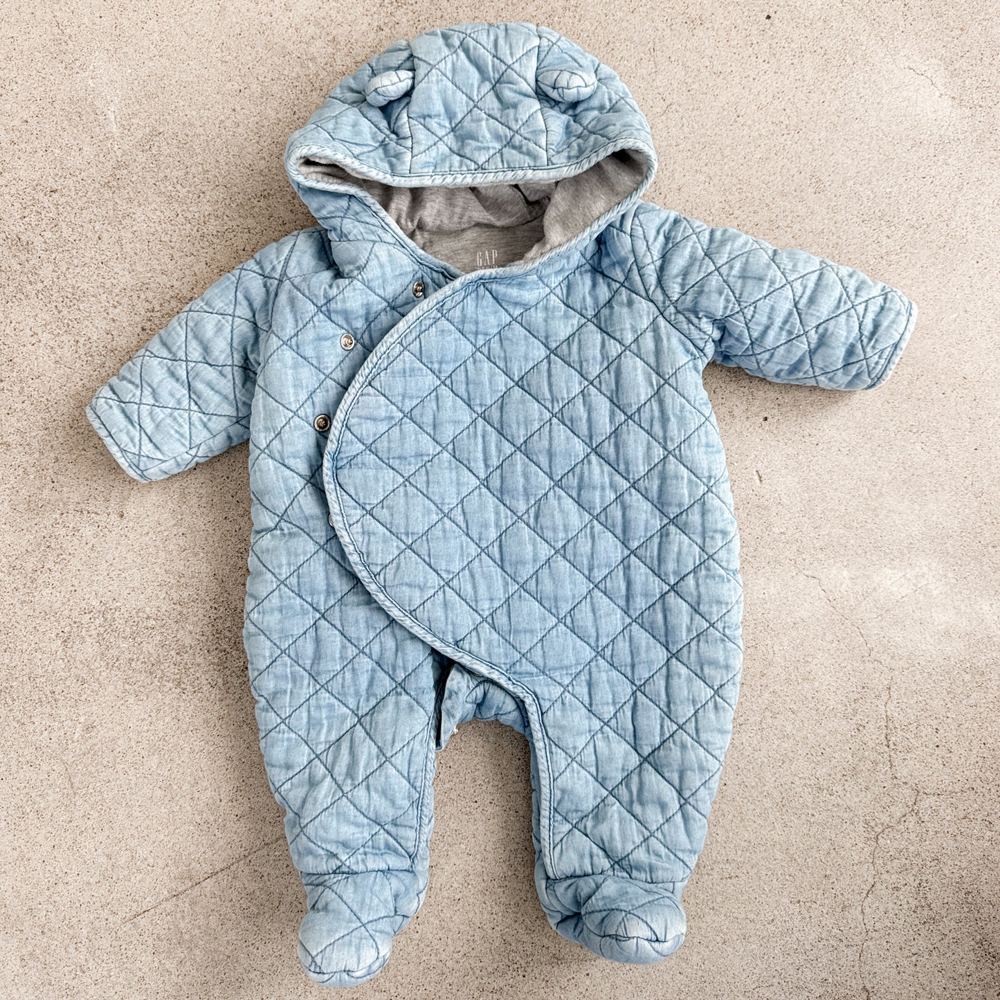 Gap Baby Quilted Chambray