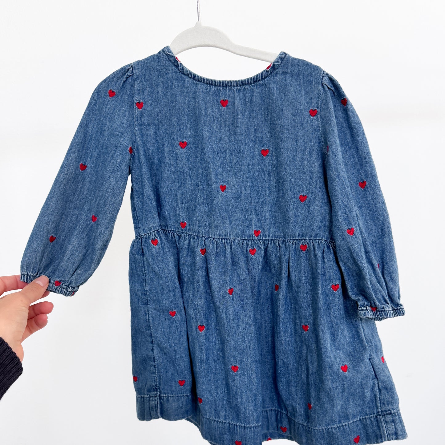 Baby Gap Embroidered Hearts Dress (2T)