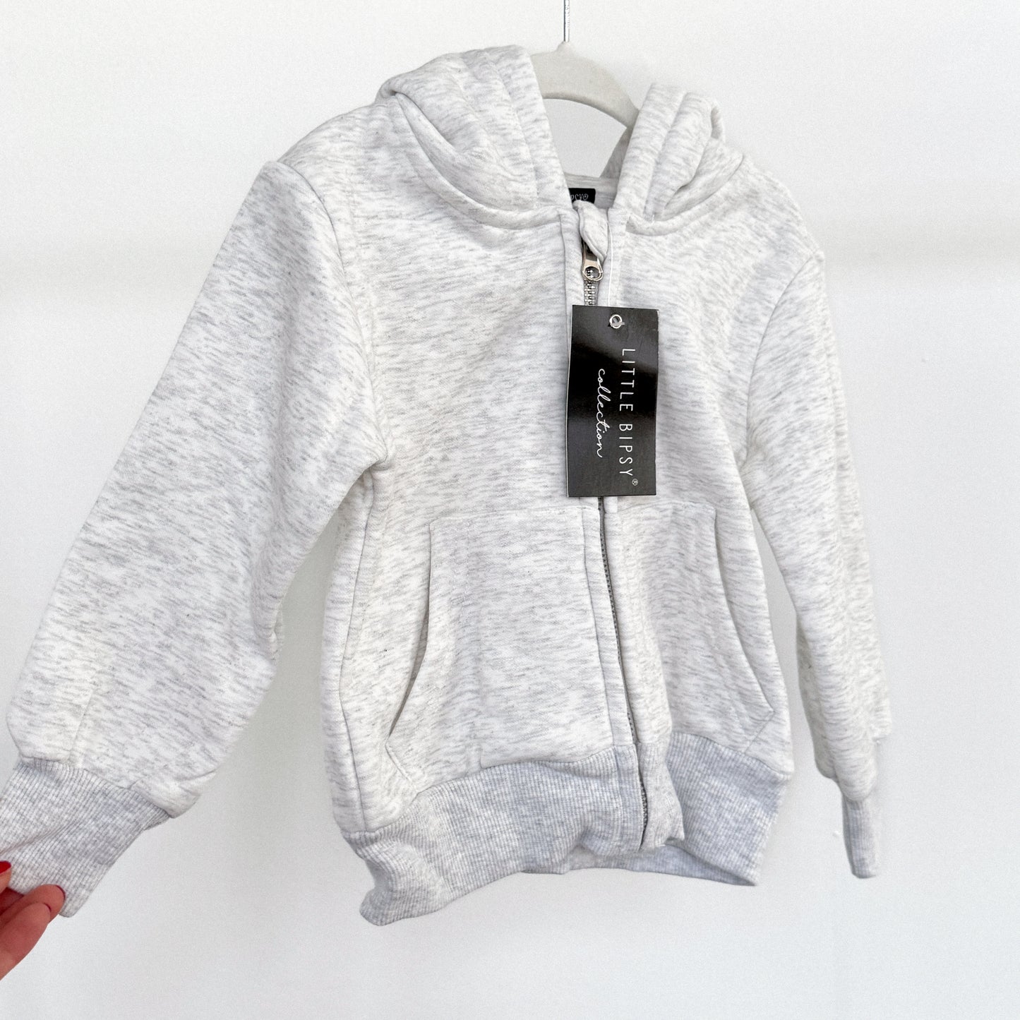 Little Bibsy Solid Zip-Up NWT