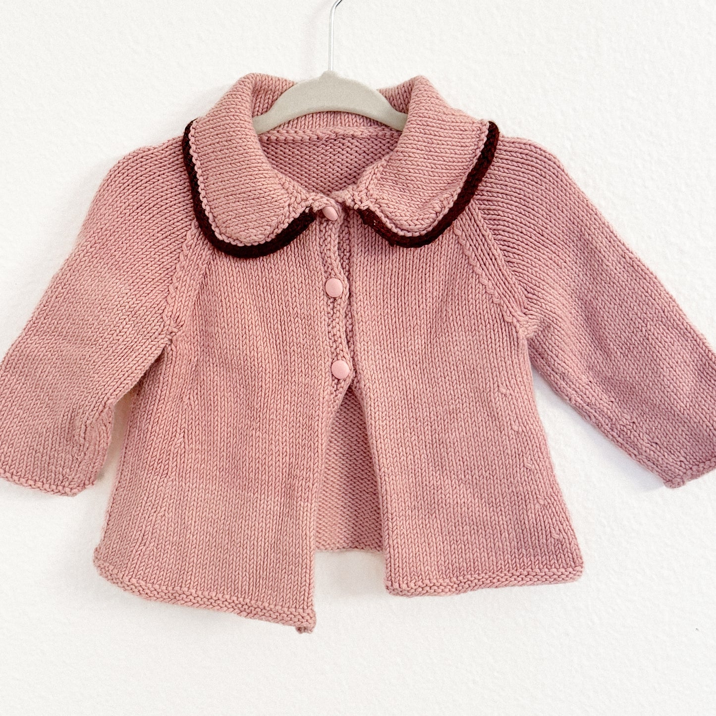 Pink Knit Sweater (3-6M)