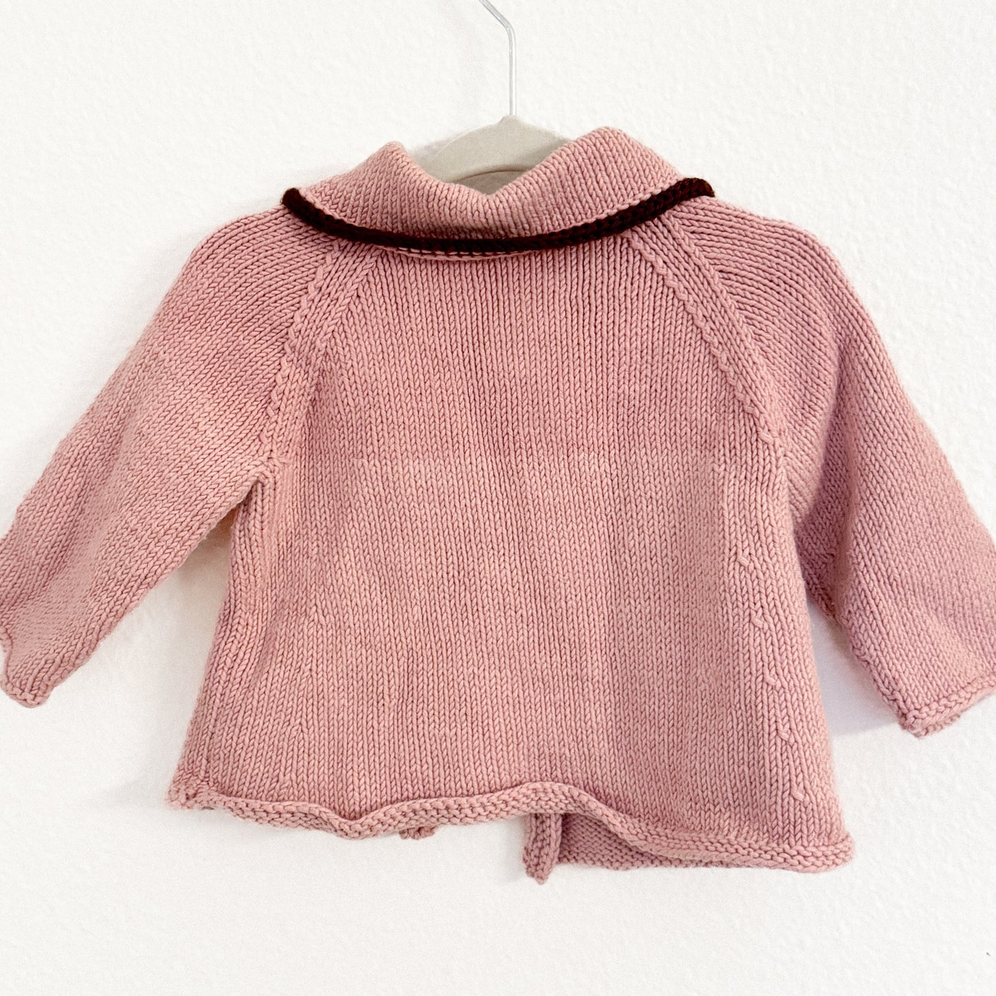 Pink Knit Sweater (3-6M)