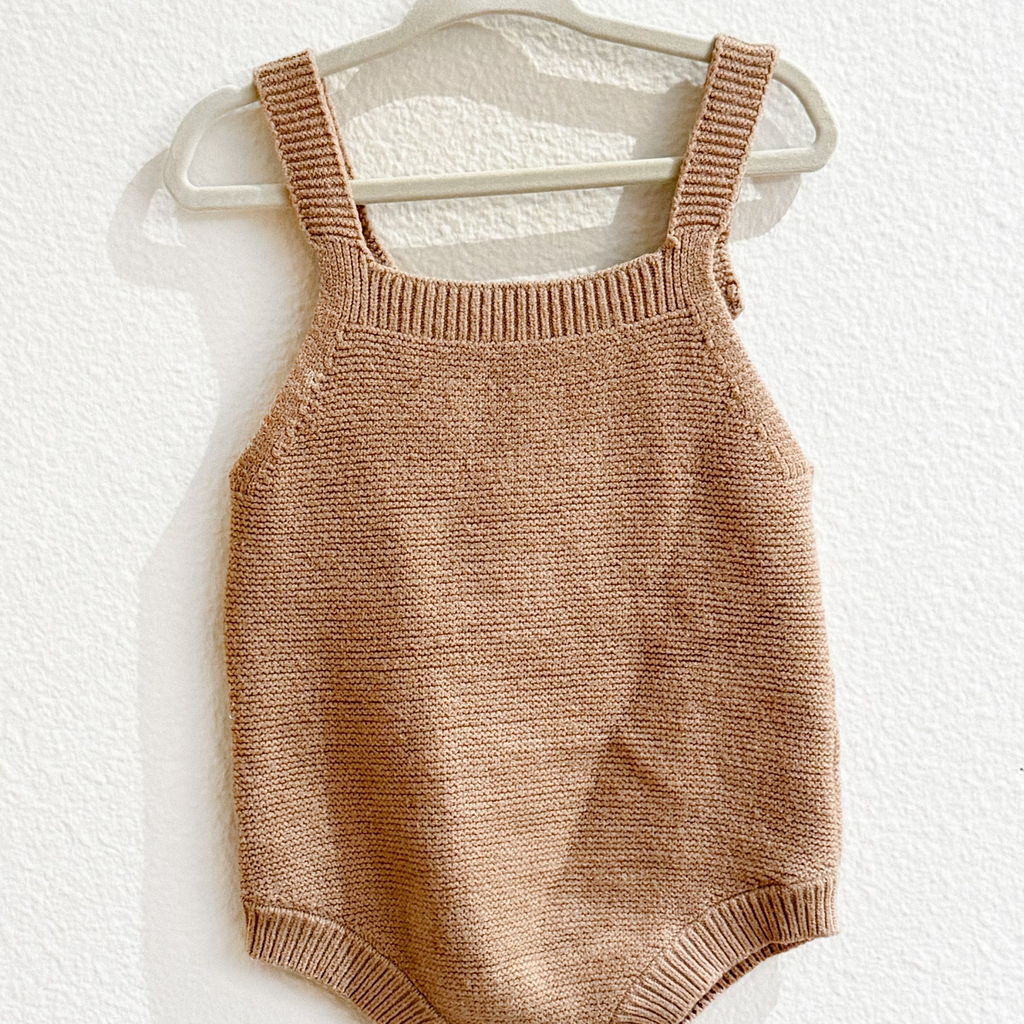 Heart Knit Onesie (6-12M)