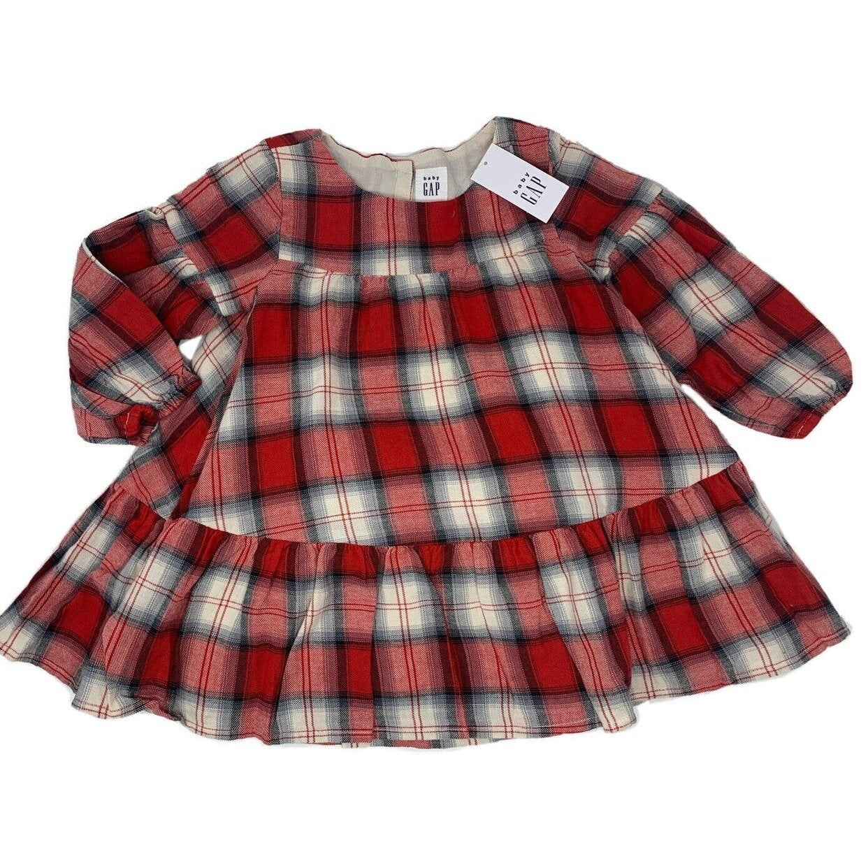 Baby Gap Red Plaid Dress (12-18M)